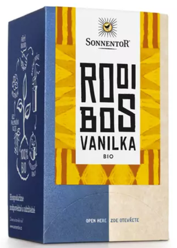 Bio čaj Rooibos vanilka porcovaný 21,6g Sonnentor 